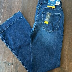 Wrangler Blue Flare Wide Leg Denim